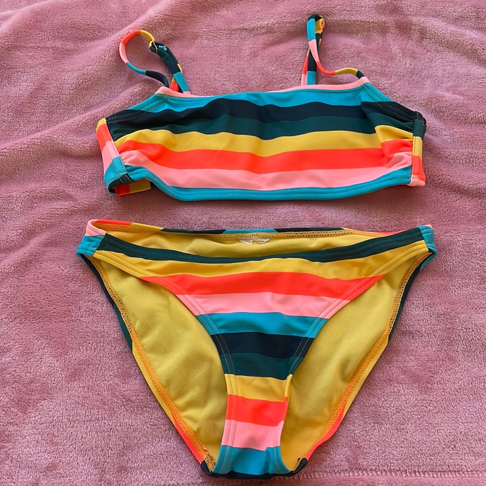 Striped Bikini top and bottoms from Target